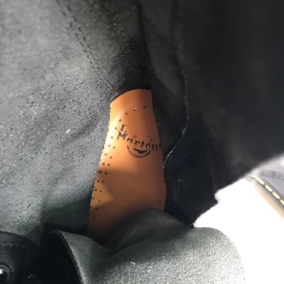 Dr Martens 1B60 Boots Womens US 9 Black Leather 20 Eye Knee High Lace Up EU 41 - Picture 12 of 16